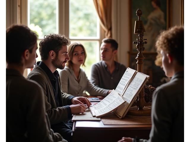 Rencontre avec un musicien dans une résidence d'artiste