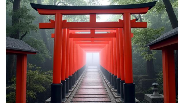 Expérience VR d'un sanctuaire japonais ancien à Kyoto