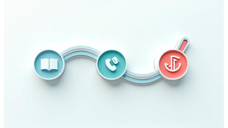 Timeline visuelle illustrant les étapes de support aux enseignants avant, pendant et après un voyage éducatif
